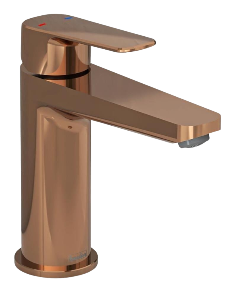 Teska Lavabo Bataryası, Quars, Rose Gold, E5619TeskaE5619Lavabo Bataryaları