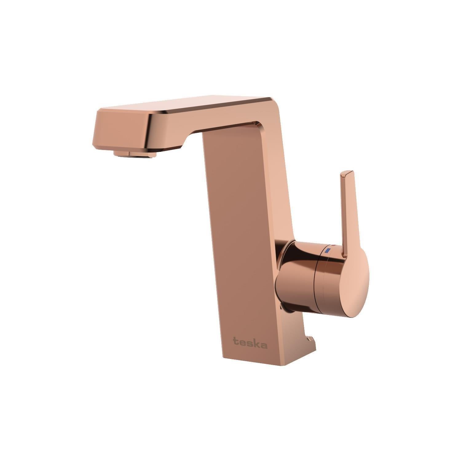 Teska Lavabo Bataryası, Thetis, Rose Gold, E5209TeskaE5209Lavabo Bataryaları