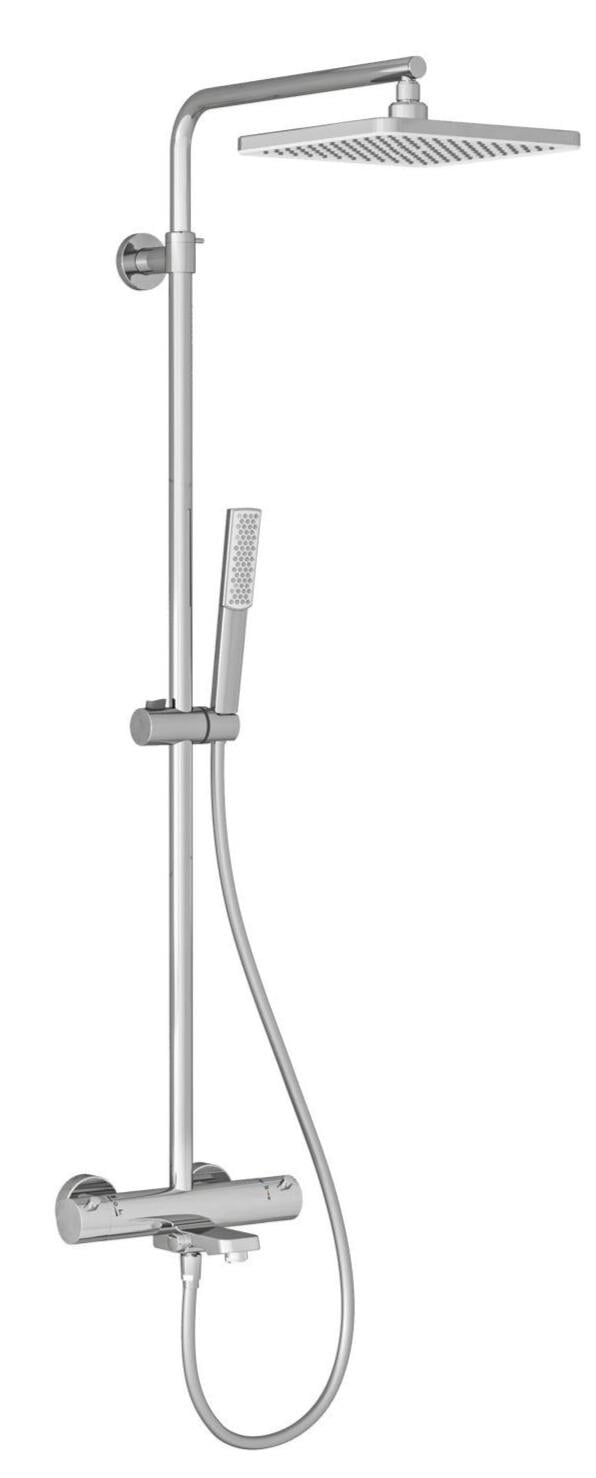 Teska Termostatik, Galaxy, Üç Yönlü, Kare, Krom, DK3101CTeskaDK3101CDuş Kolonları