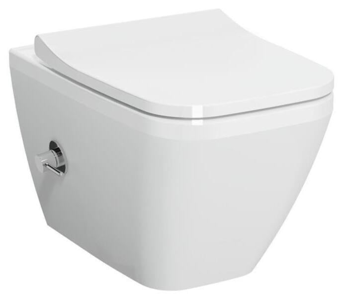 VitrA Asma Klozet, Integra Square Rim-ex, Kanalsız, Gizli Montaj, Entegre Ara Musluklu, 7082B003-7209VitrA7082B003-7209Asma Klozet Modelleri, Çeşitleri & Fiyatları | Banyo Dizayn 