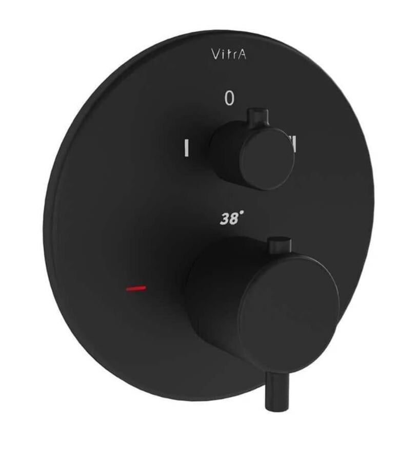 Vitra Banyo Bataryası , Origin, Termostatik, Ankastre (Sıva Üstü Grubu,V-Box) Mat Siyah, A4267136VitrAA4267136WTCAnkastre Bataryaları