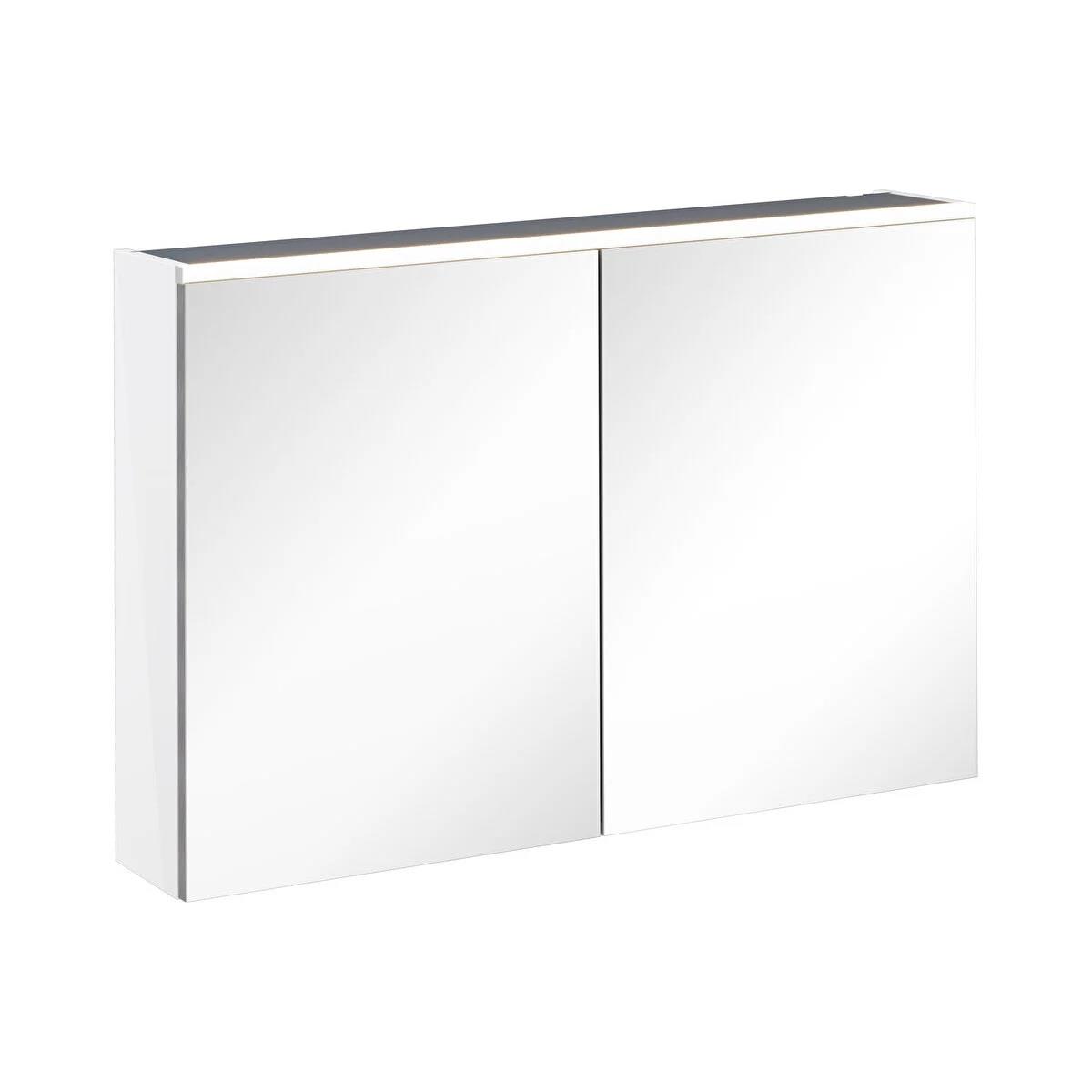 Vitra Core Dolaplı Ayna Üstten Aydınlatmalı, 100 Cm, Parlak Beyaz 67621VitrA67621Ayna Ve Dolaplı Aynalar