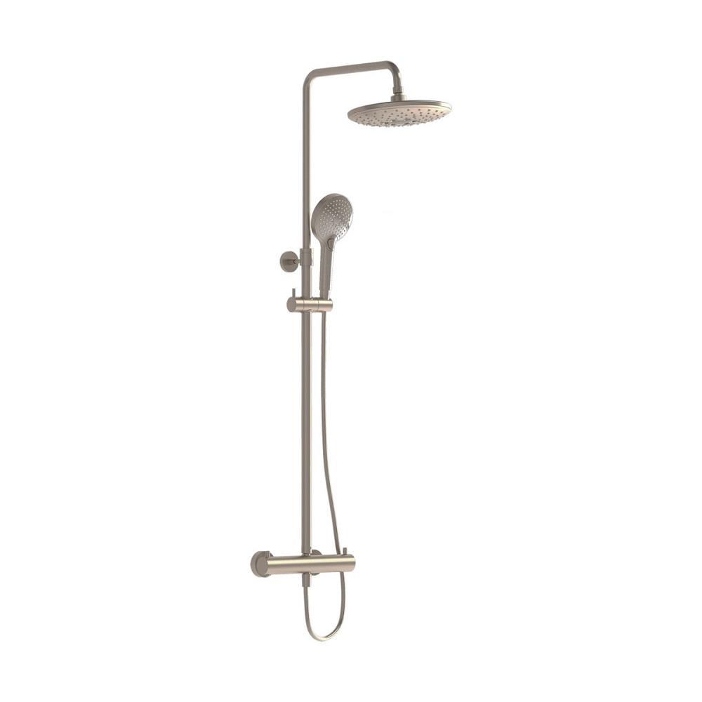 Vitra Duş Bataryası ve Duş Kolonu Sistemi, Aquaheat Bliss 240 2F, Termostatik, Fırçalı Nikel, A4720534VitrAA4720534Duş Sistemleri