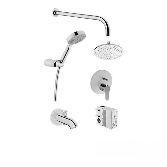 Vitra Duş Seti, Flow Round, Ankastre (Sıva Üstü Grubu) A49306VitrAA49306Ankastre Duş Setleri