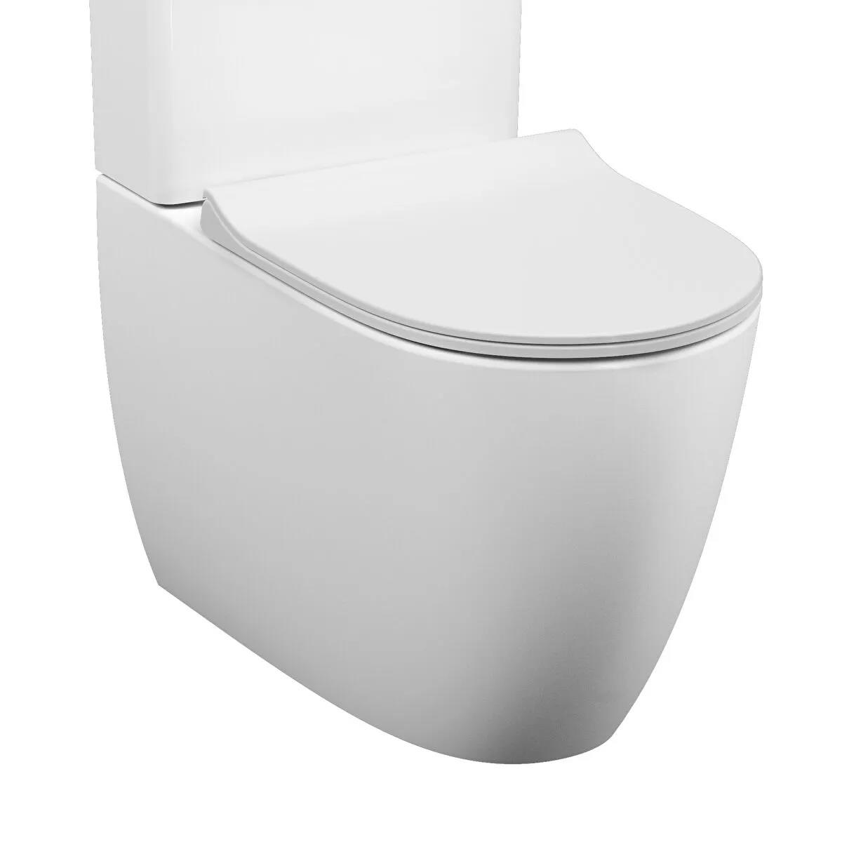 VitrA Duvara Tam Dayalı Klozet Sento Rim-ex Kanalsız, 5987B003-0092VitrA5987B003-0092Yerden Klozet