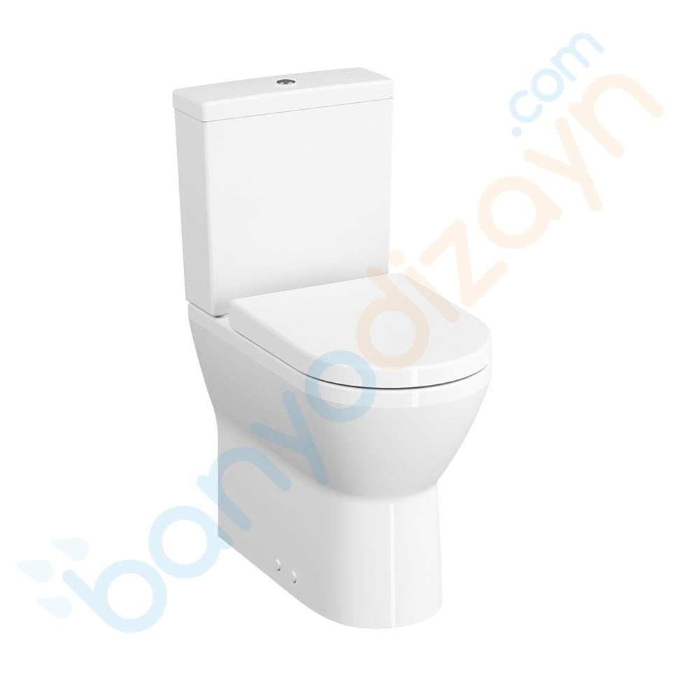 Vitra Integra Round Rim-Ex Duvara Tam Dayalı Klozet Klozet 62 Cm 7093B003-0092VitrA7093B003-0092Yerden Klozet