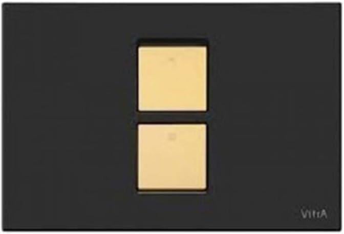 VitrA Kumanda Paneli, Twın², Altın Cam, Siyah, 740-0321VitrA740-0321Kumanda Paneli
