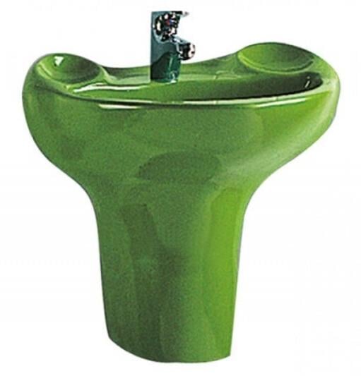 Vitra Lavabo, Arkitekt, Kurbağa, Yeşil, 6037B032-0001  (sadece istanbul teslimat için uygundur )VitrA6037B032-0001Standart Lavabo