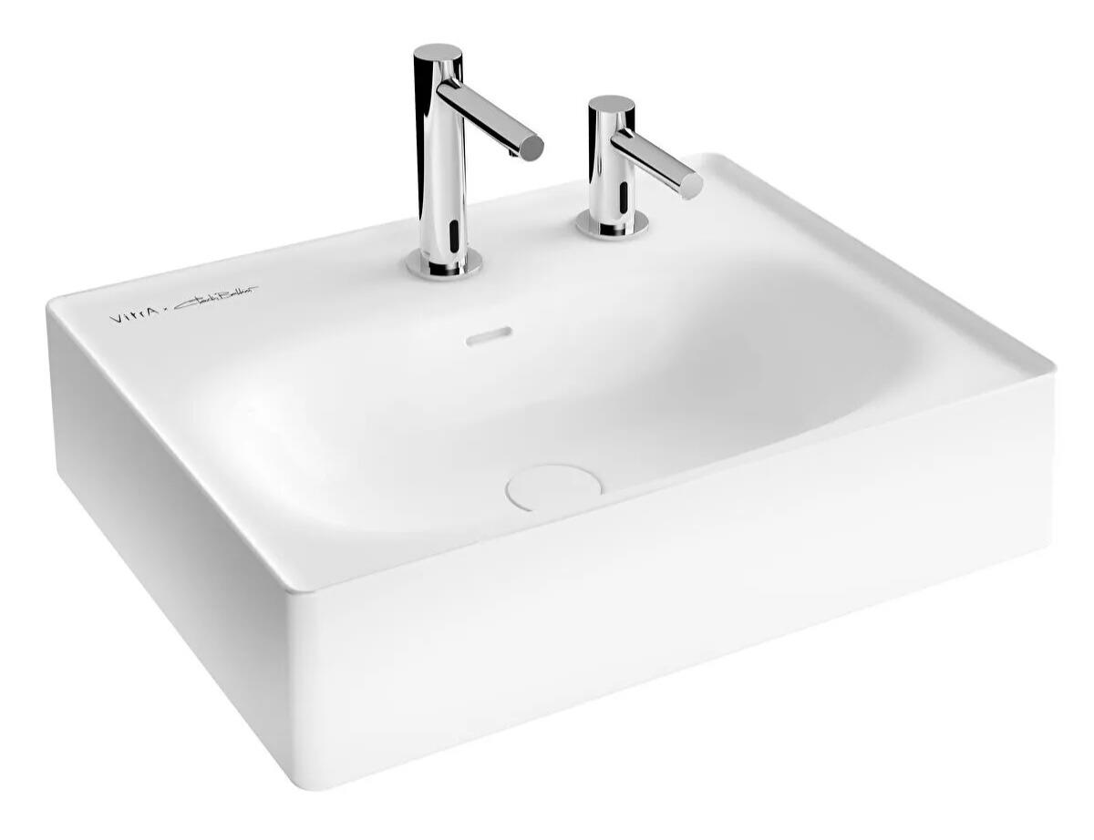 Vitra Lavabo, Equal, 60 cm (Entegre Temassız Sıvı Sabunluk Deliklidir) 7241B403-1514  (sadece istanbul teslimat için uygundur )VitrA7241B403-1514Standart Lavabo