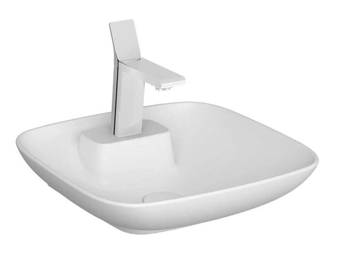 Vitra Lavabo, Memoria, Kare, Çanak, 45 cm, Mat Beyaz, 5887B401-0041  (sadece istanbul teslimat için uygundur )VitrA5887B401-0041Çanak Lavabo