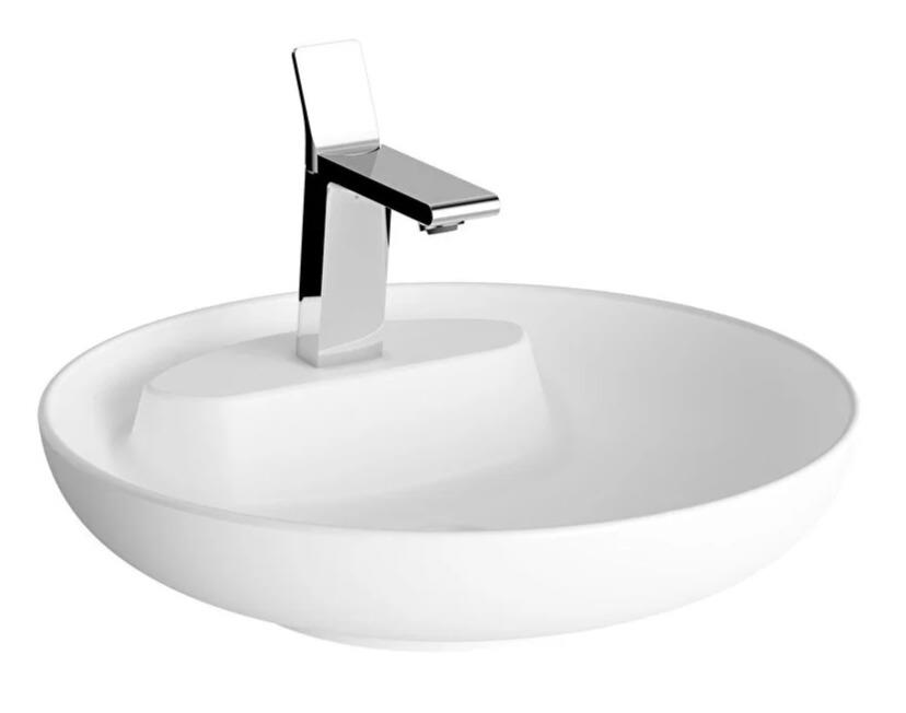 Vitra Lavabo, Memoria, Yuvarlak, Çanak, 50 cm, Mat Beyaz, 5880B401-0563  (sadece istanbul teslimat için uygundur )VitrA5880B401-0563Çanak Lavabo