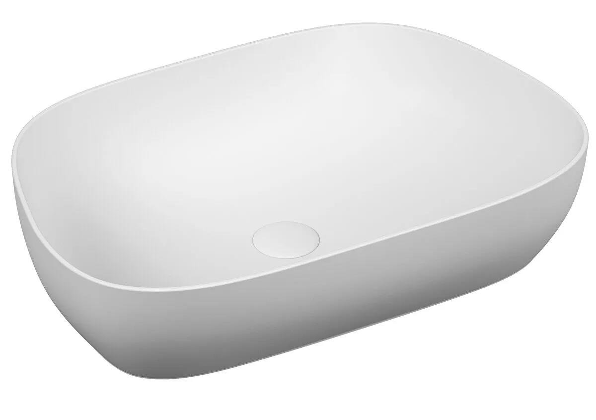 Vitra Lavabo, Outline, Çanak, 63 cm, Mat Beyaz, 5993B401-0016VitrA5993B401-0016Çanak Lavabo