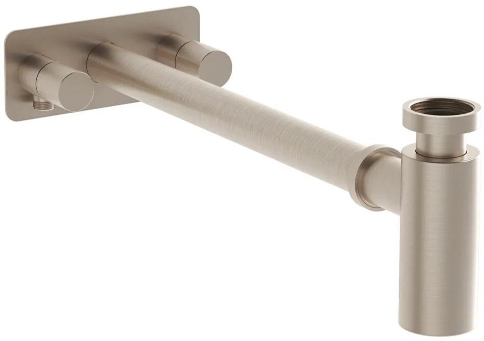 Vitra Lavabo Sifonu, Origin, Alt Grubu (T Tipi) Fırçalı Nikel, A4512334VitrAA4512334Lavabo Tamamlayıcı Ürünler