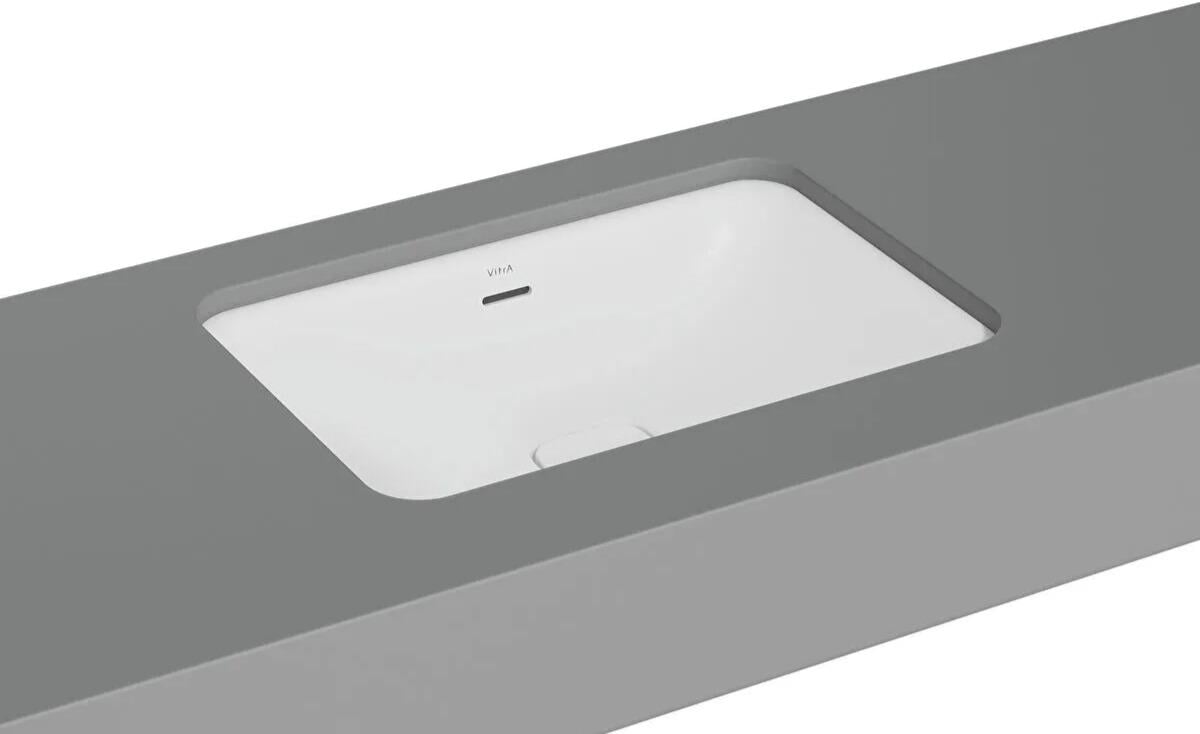 Vitra Metropole Dikdörtgen Tezgah Altı Lavabo, 60 Cm, Mat Beyaz 7535B001-1082VitrA7535B001-1082Tezgah Altı Lavabo