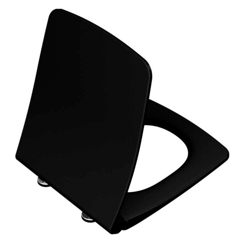 Vitra Metropole Slim Klozet Kapağı, Yavaş Kapanır, SiyahVitrA122-070-009Klozet Kapağı