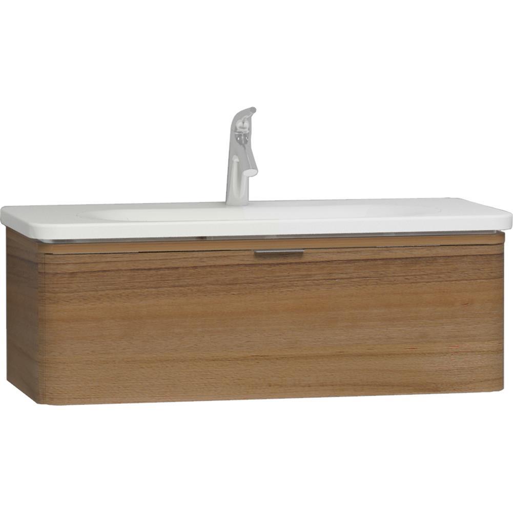 Vitra Nest Trendy Tek Çekmeceli Lavabo Dolabı 100 Cm Hareli Doğal Ahşap (Lavabo Dahil) 56141VitrA56141Lavabo Dolabı