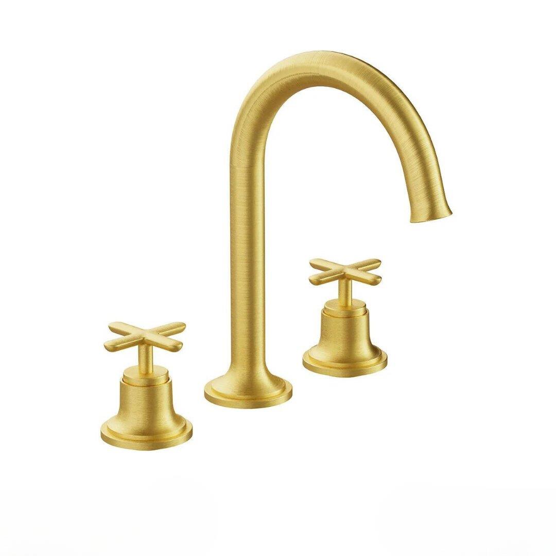 Vitra Origin Classic Ankastre Lavabo Bataryası (3 Delikli Lavabolar İçin), Fırçalı Altın A4289125VitrAA4289125İki Ve Üç Delikli Lavabo Bataryaları