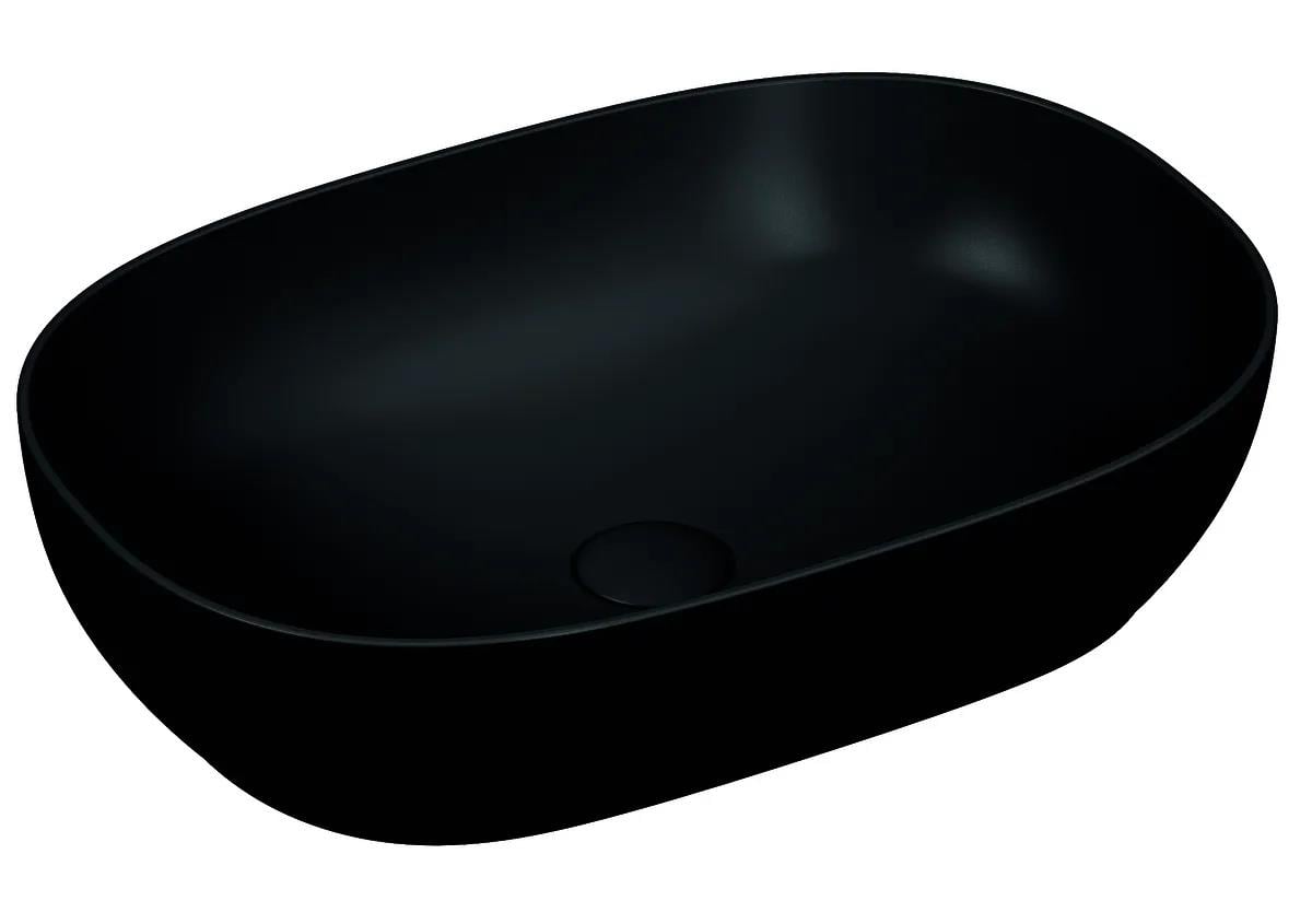 Vitra Outline Oval Çanak Lavabo, 60 cm, Mat Siyah, 5995B483-0016  (sadece istanbul teslimat için uygundur )VitrA5995B483-0016Çanak Lavabo