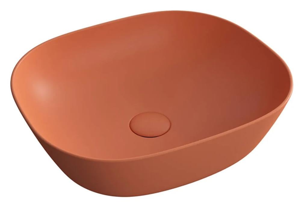 Vitra Plural Kare Alçak Çanak Lavabo, 45 cm, Mat Terra Rossa, 7810B477-0016VitrA7810B477-0016Çanak Lavabo
