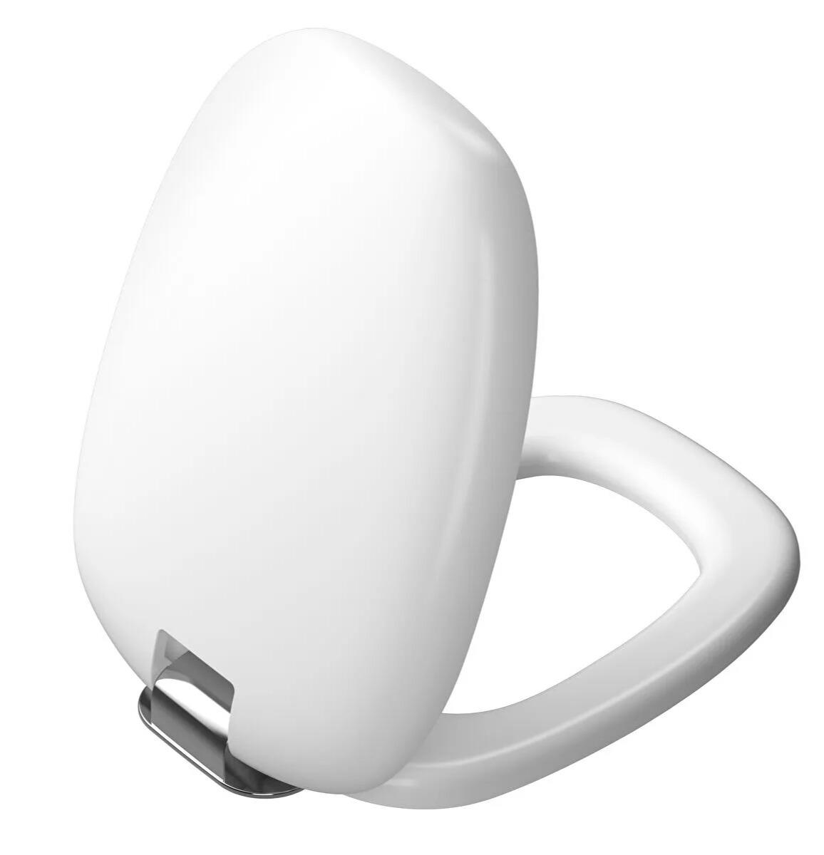 Vitra Plural Klozet Kapağı, Altın Renk Metal Menteşeli, Yavaş Kapanır, Kolay Sökülebilir, Mat Beyaz, 126-401-009VitrA126-401-009Klozet Kapağı