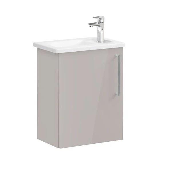 Vitra Root Flat Kapaklı Lavabo Dolabı 45 Cm Sahra Beji (Köşeli Lavabo Dahil-Sol) 66344VitrA66344Lavabo Dolabı
