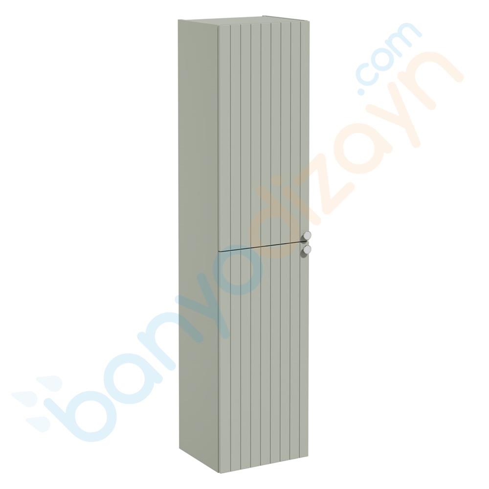 Vitra Root Groove Boy Dolabı, 40 cm, Mat Retro Yeşil, 69092 VitrA69092Banyo Boy Dolabı Modelleri 