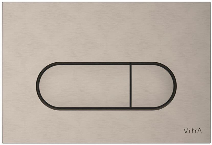 Vitra Root Round Kumanda Paneli, Fırçalı Nikel 740-2295VitrA740-2295Kumanda Paneli