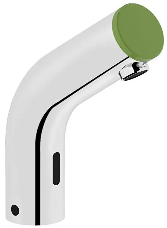 Vitra Sento Çocuk Fotoselli Lavabo Bataryası (Tek su girişli, Elektrikli), Krom-Yeşil, A47188VitrAA47188Lavabo Bataryaları