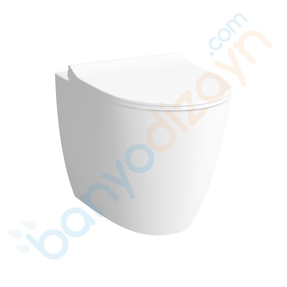 Vitra Sento Duvara Tam Dayalı Tek Klozet 5985B003-0090VitrA5985B003-0090Yerden Klozet