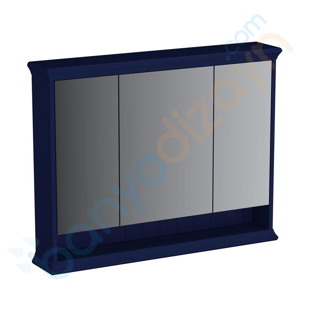 Vitra Valarte Dolaplı Ayna Neo Led Aydınlatmalı, 100 Cm, Çelik Mavisi 65794VitrA65794Ayna Ve Dolaplı Aynalar