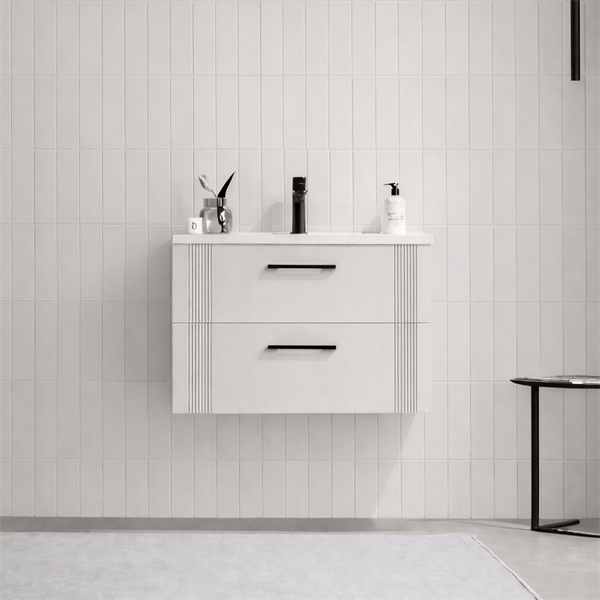 Orka Bari 65 cm Mat Kaşmir Banyo Dolabı Alt Modül ve Lavabo