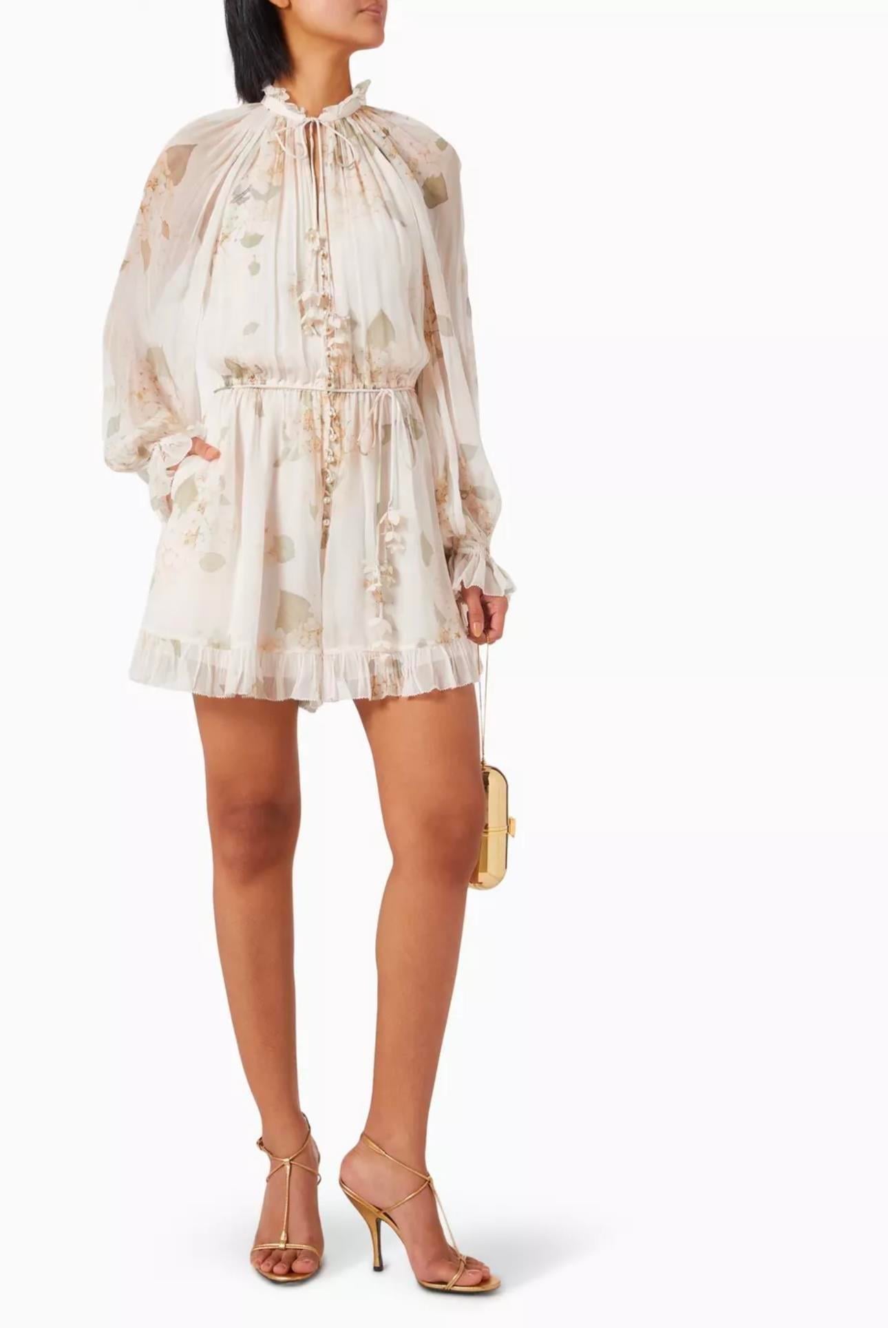 Çiçek Desenli Tulum