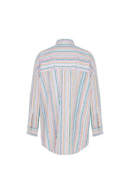 Summer 'Match Point' Striped Cotton Shirt