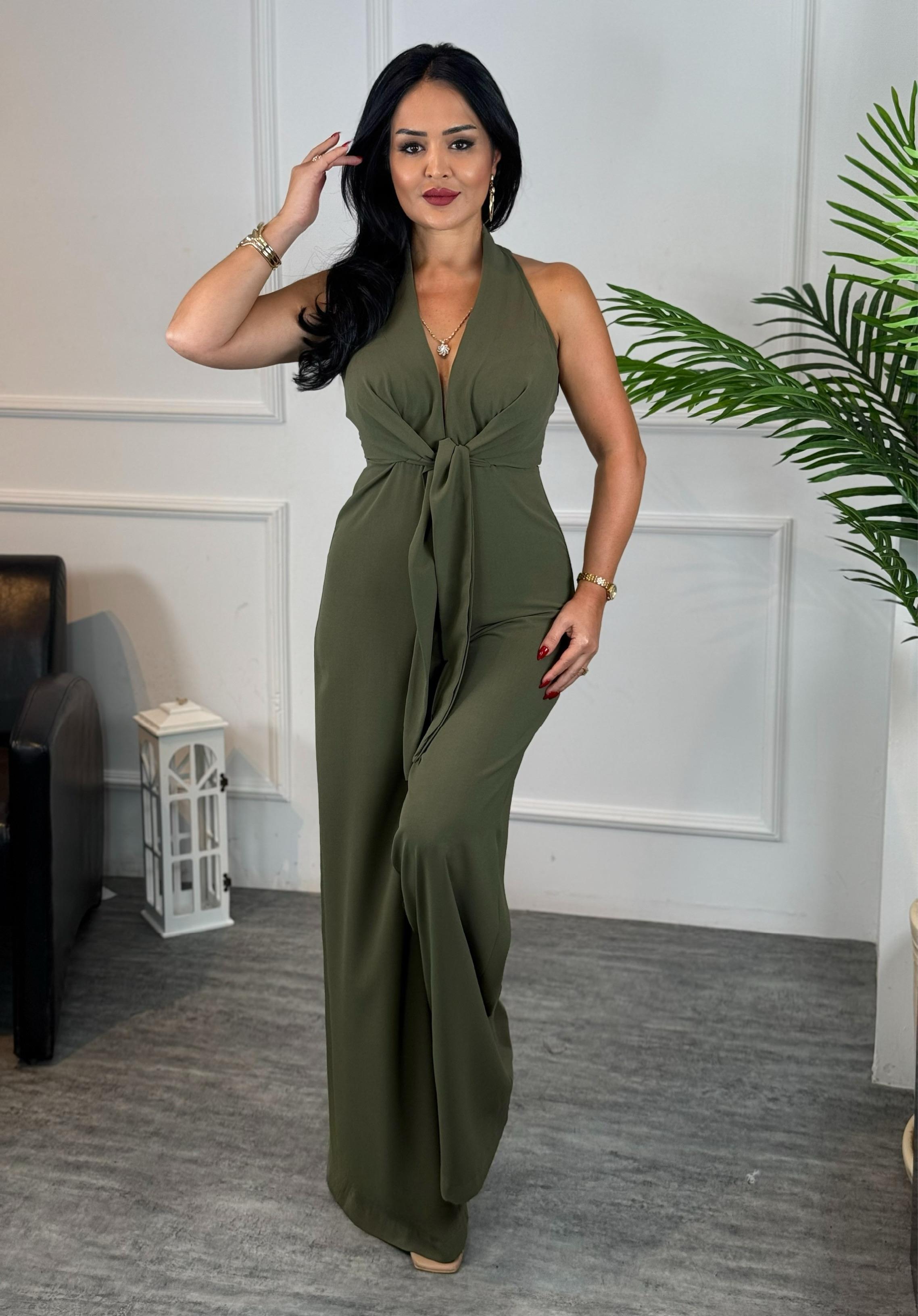 4734  Dear Haki Yeşil tulum4734