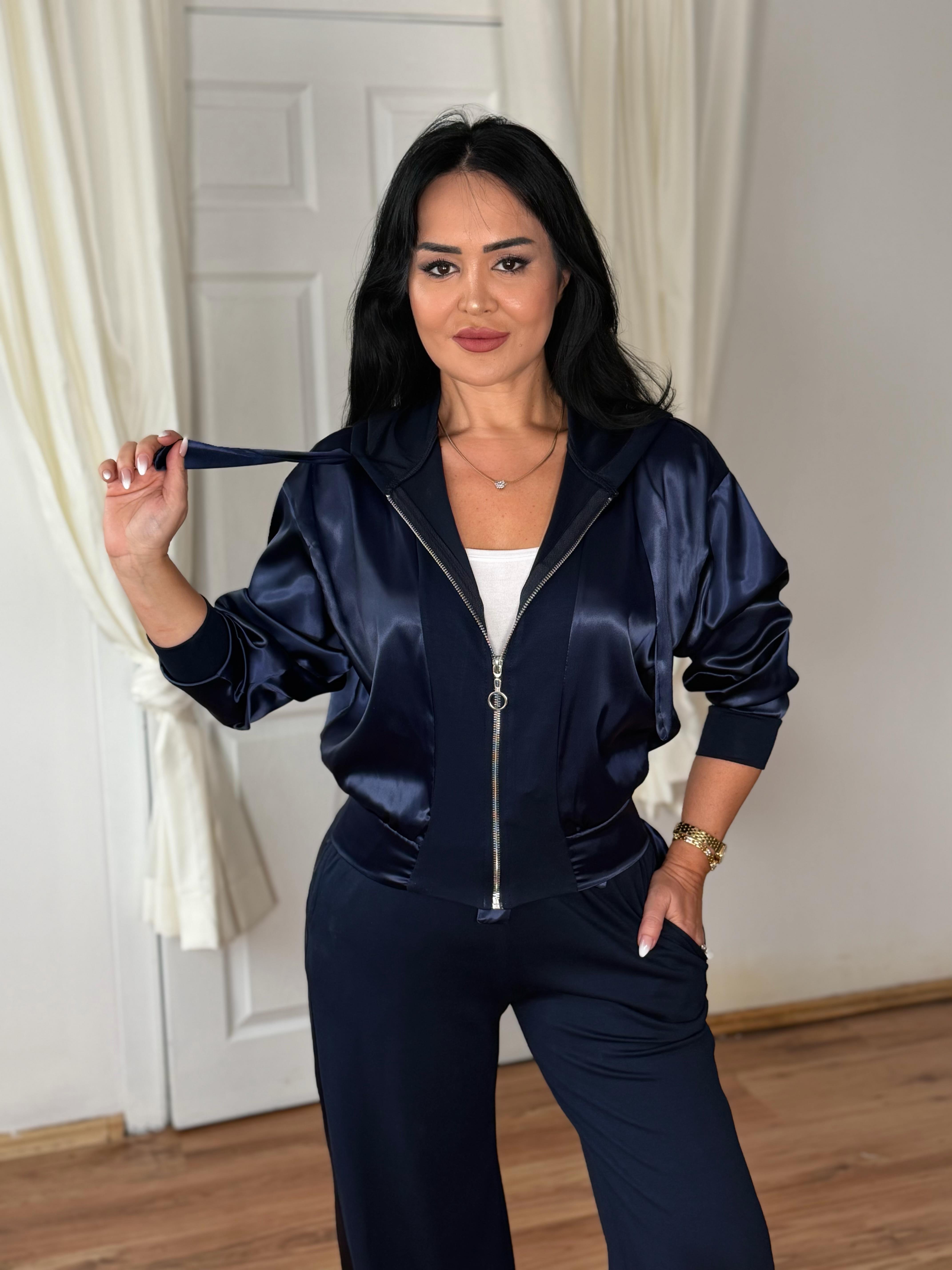 4957 Delina lacivert eşofman takım4957