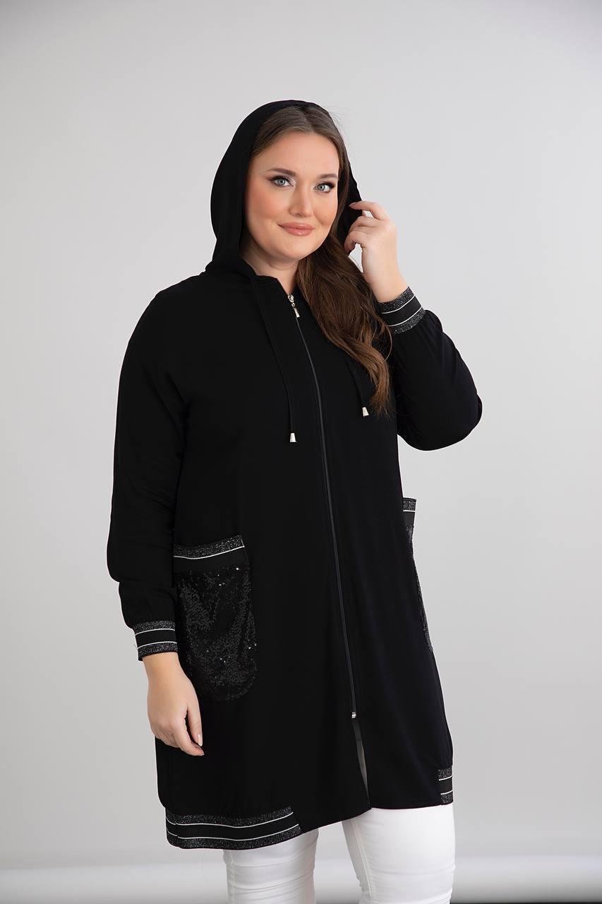 Mora Kapşonlu HırkaCRV9