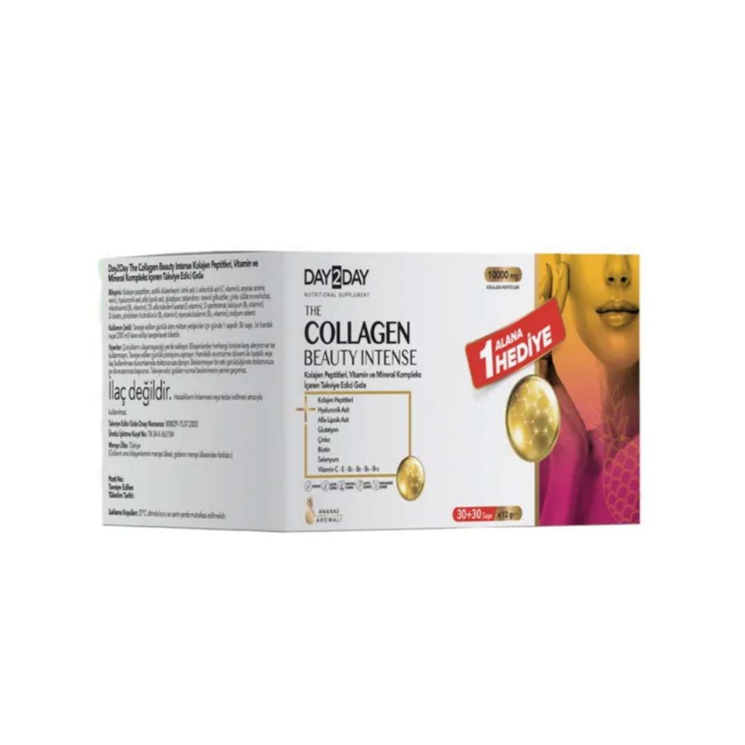  Day2Day The Collagen Beauty Intense Takviye Edici Gıda 1 Alana 1 Hediye - DAY2DAY