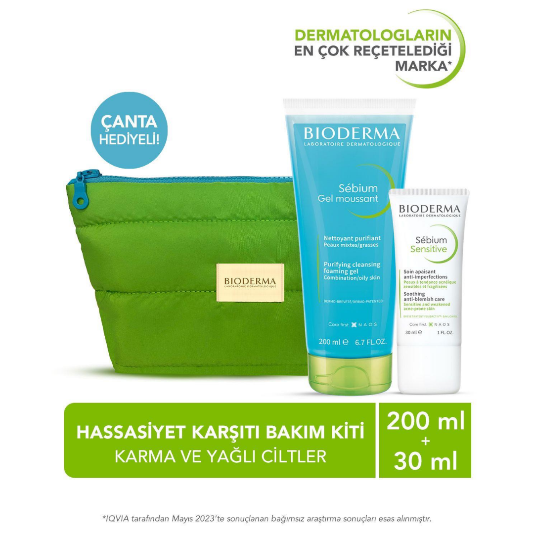 Akne Eğilimli Ciltler için Hassasiyet Karşıtı Bakım Kiti - Bioderma