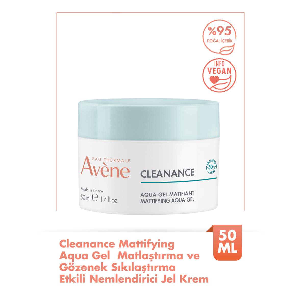 Avene Cleanance AQUA-GEL Aqua Cream-in-Gel 50ml - Avene