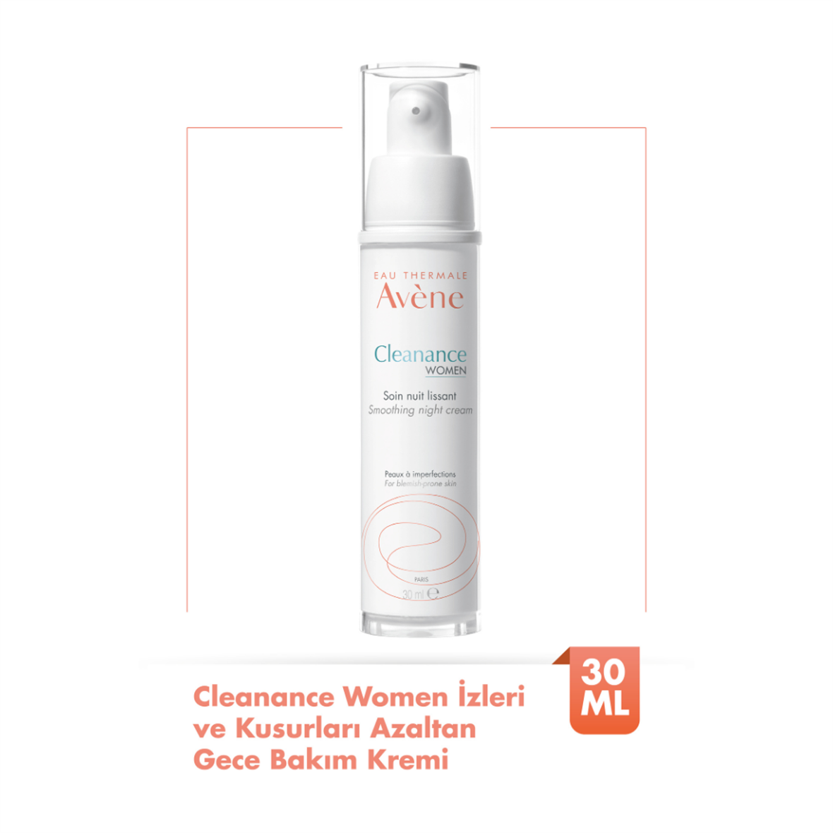 Avene Cleanance Woman Düzensiz Ciltler İçin Gece Bakım Kremi 30 ml - Avene