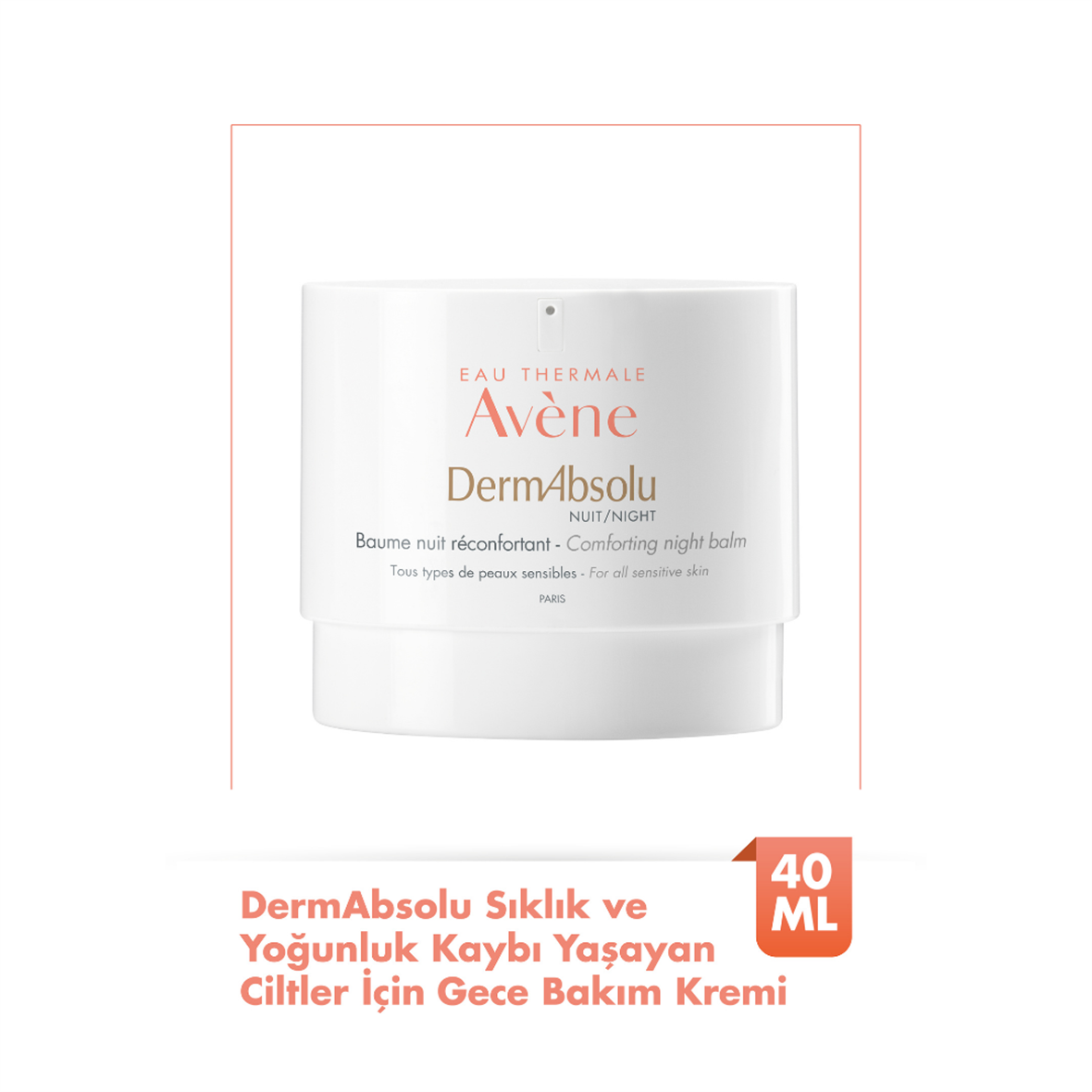 Avene DermAbsolu Canlandırıcı ve Sıkılaştırıcı Gece Bakım Balsamı 40 ml - Avene