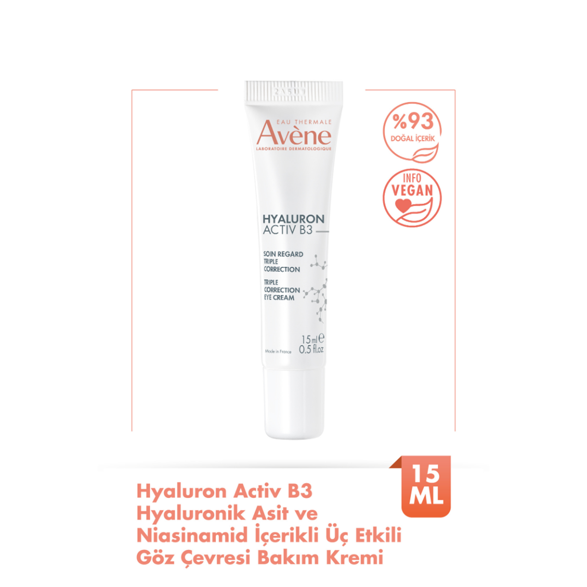Avene Hyaluron Activ B3 Göz Çevresi Kremi 15 ml - Avene