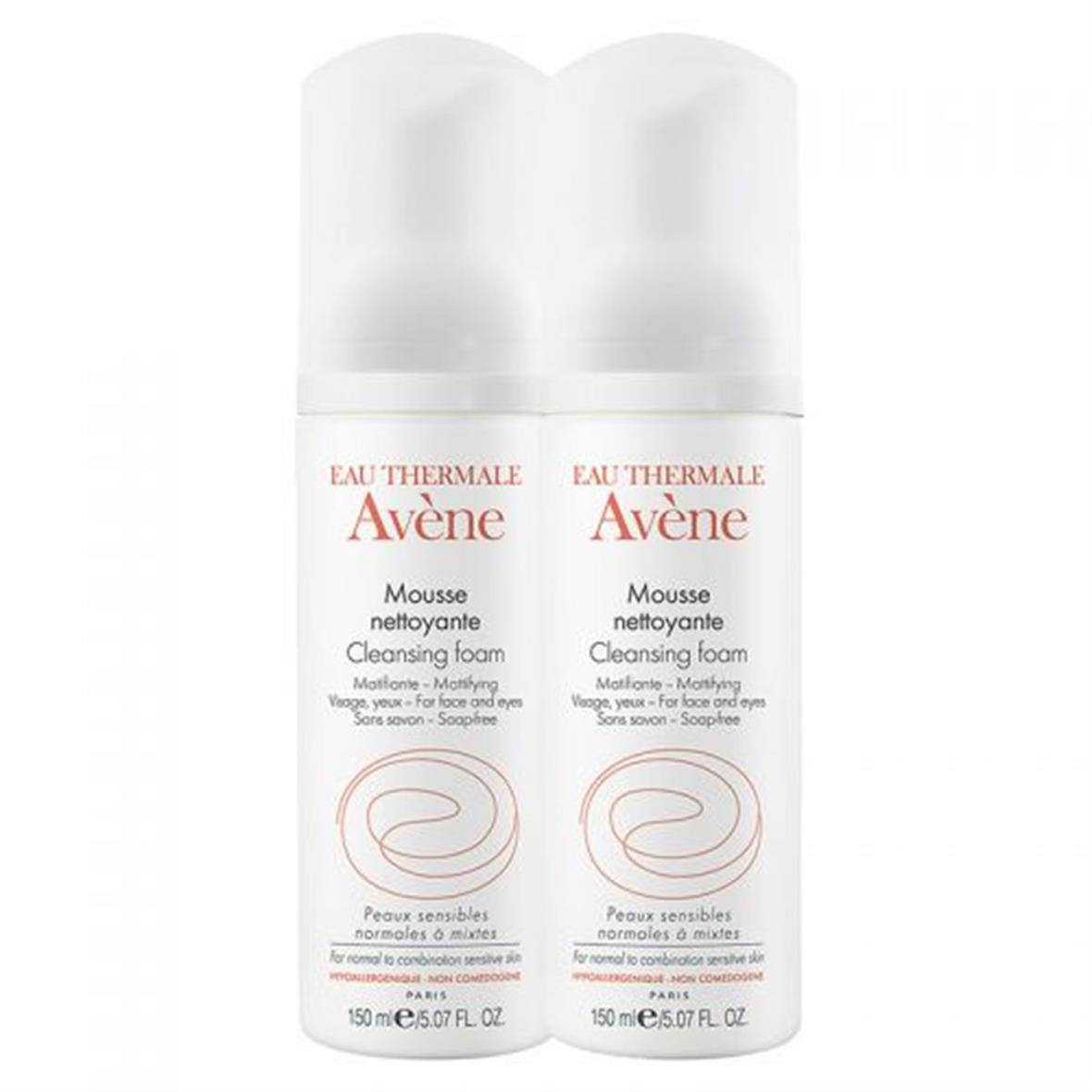 Avene Mousse Nettoyante Cilt Temizleme Köpüğü 2x150ml SET - Avene