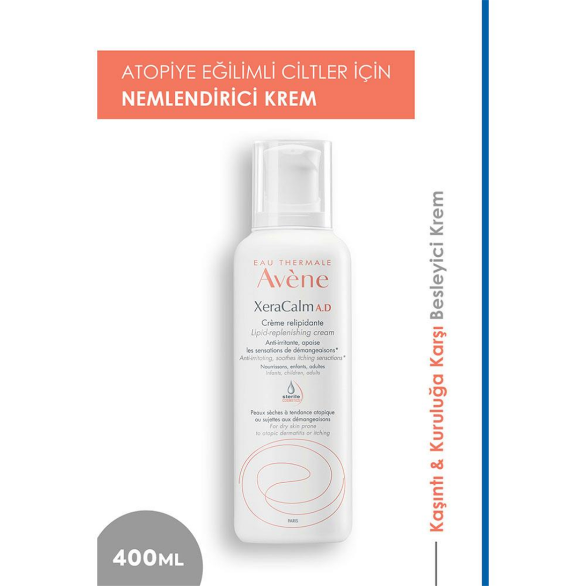 Avene Xeracalm A.D Nemlendirici Krem 400 ml - Avene