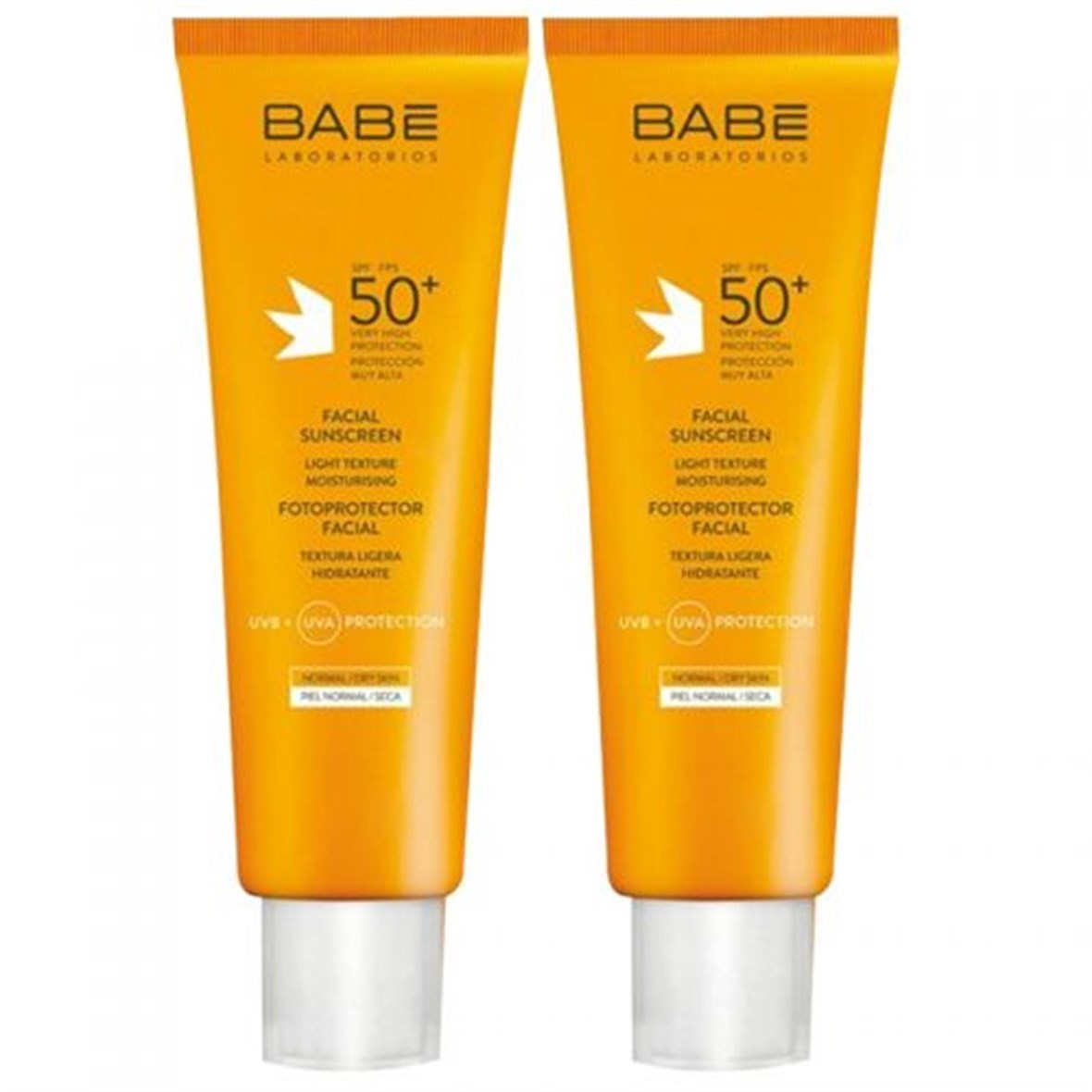 Babe Spf 50+ Yüz İçin Güneş Koruyucu Krem 2x50 ml - Babe