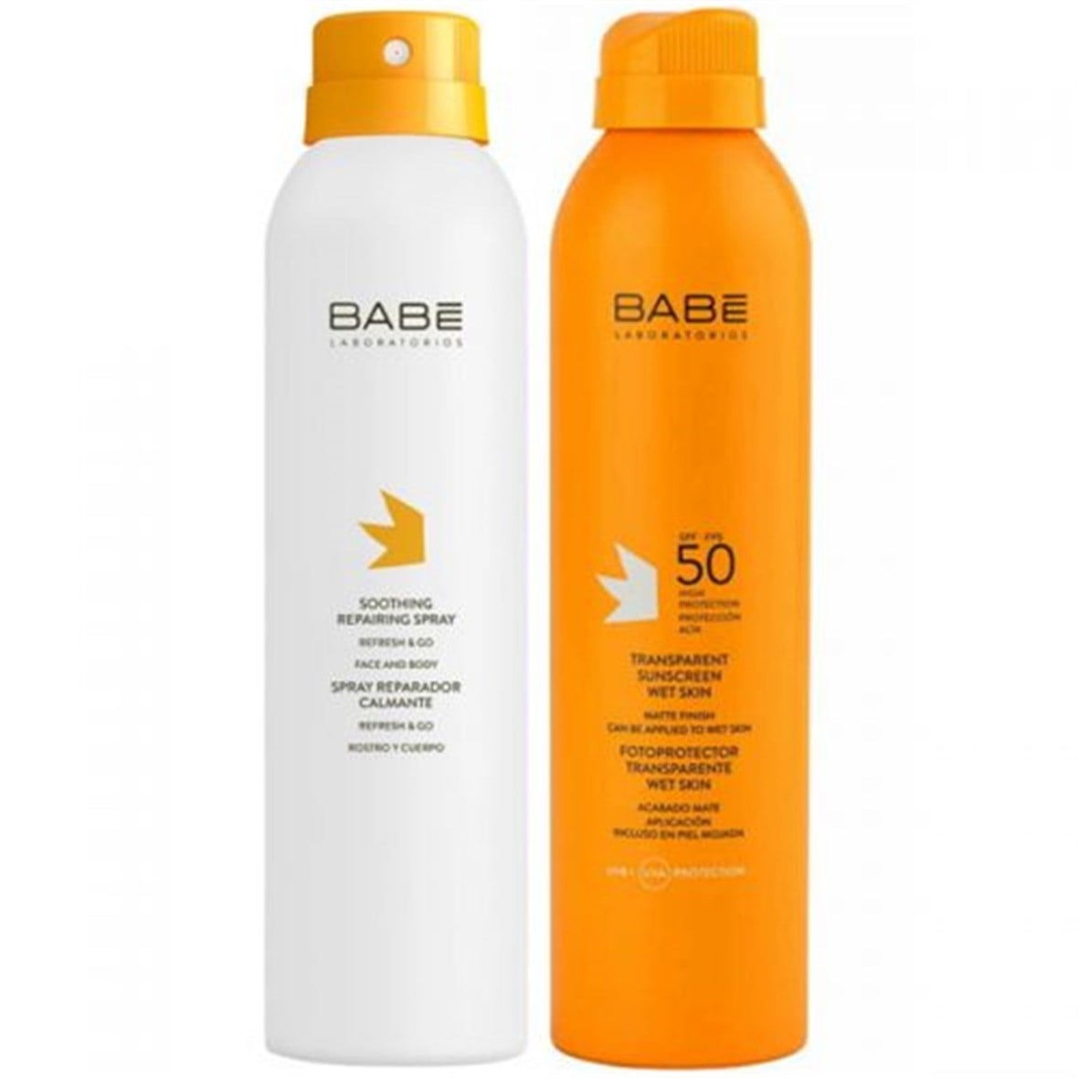 Babe Transparan Güneş Koruyucu Spf 50 200 ml + Güneş Sonrası Losyon 200 ml HEDİYE - Babe