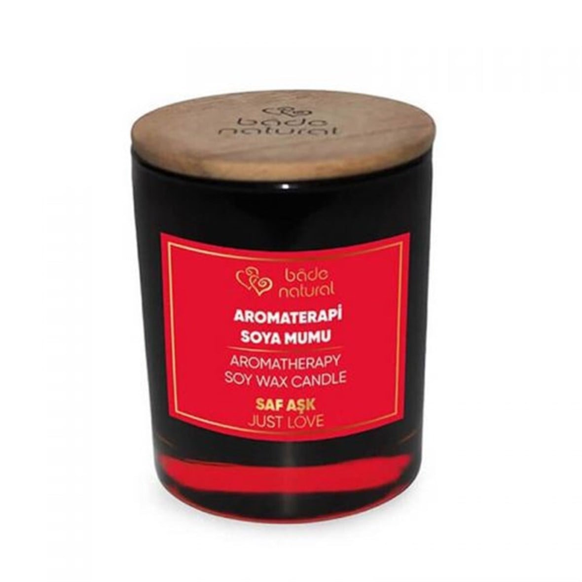 Bade Natural Aromaterapi Saf Aşk Soya Mumu 140 g - Bade Natural