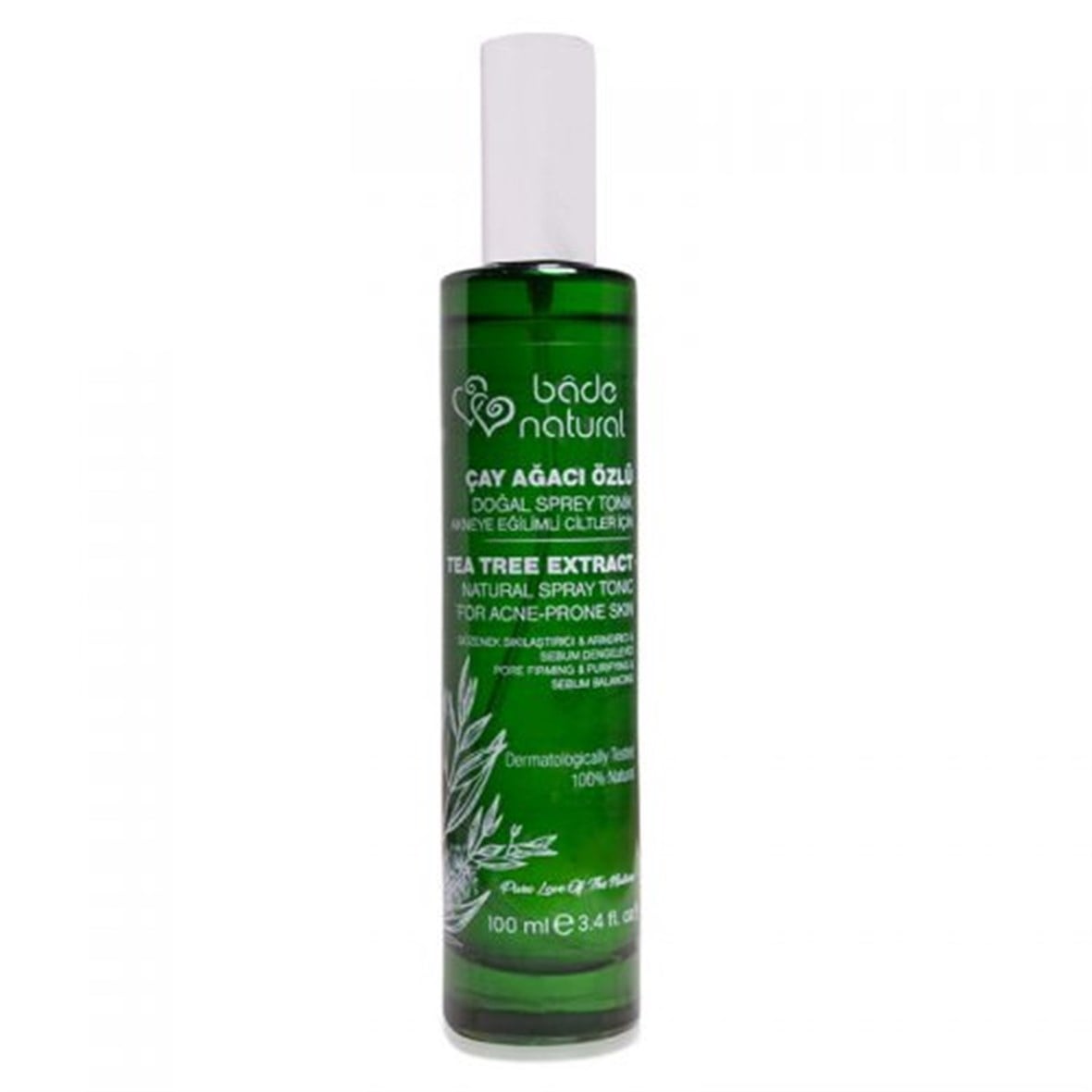 Bade Natural Çay Ağacı Özlü Doğal Sprey Tonik 100 ml - Bade Natural