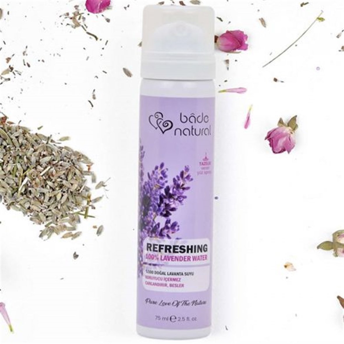 Bade Natural Doğal Lavanta Suyu Yüz Spreyi 75 ml - Bade Natural