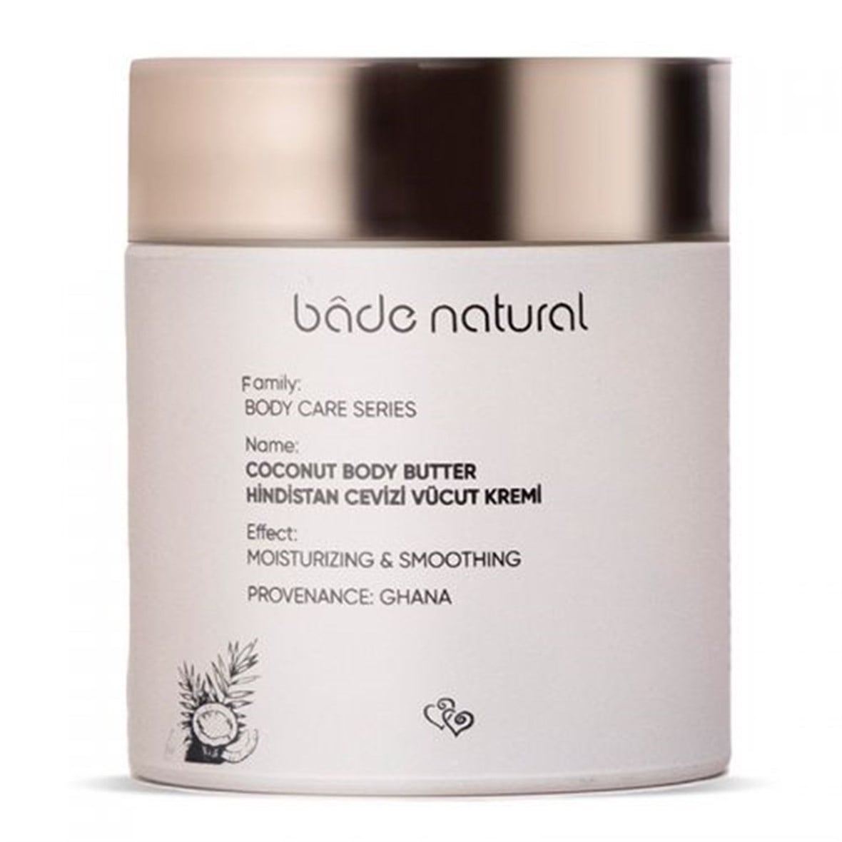 Bade Natural Hindistan Cevizi Vücut Kremi 100 ml - Bade Natural